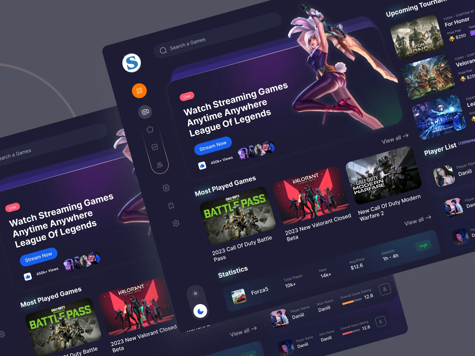 slider-1-gaming-dashboard-web-development-portfolio-bmv-system-integration