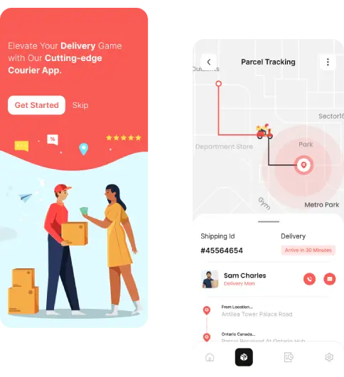 banner-courier-delivery-mobile-app-portfolio-bmv-system-integration